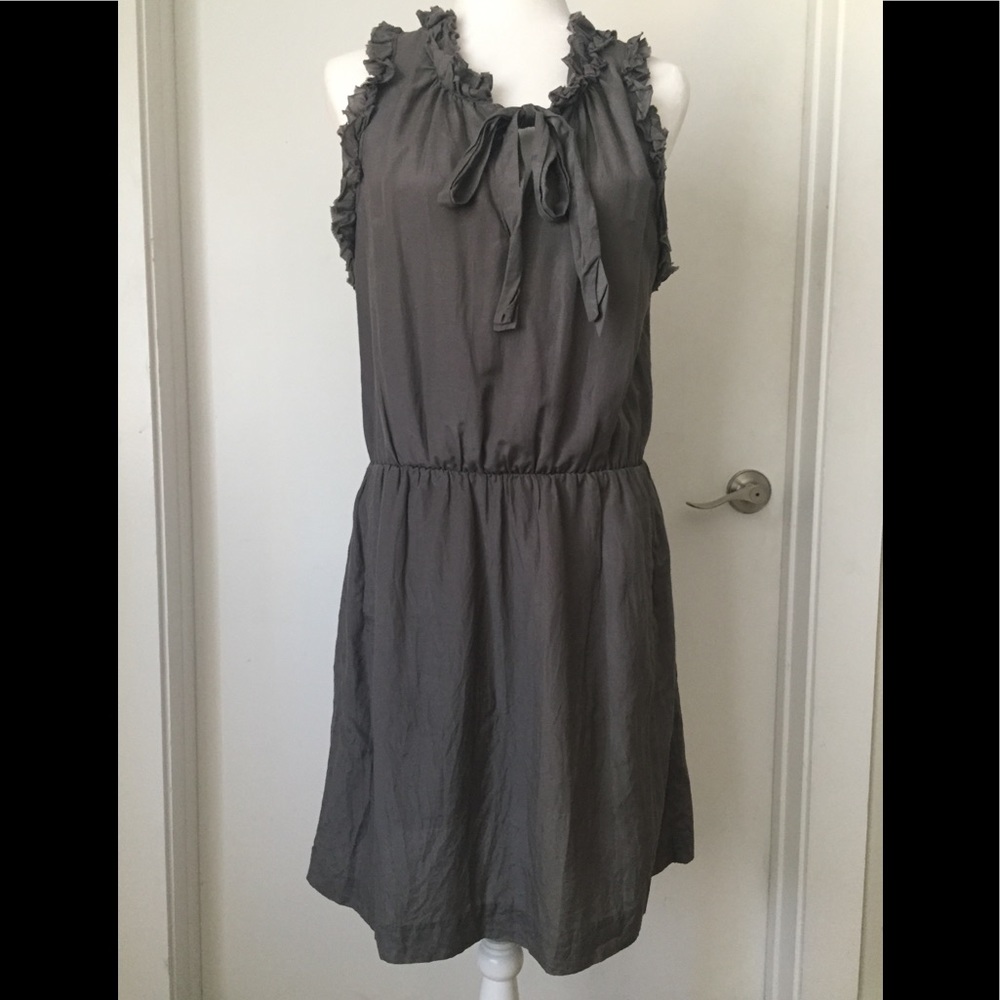 GAP Ruffled Tied Midi Dress